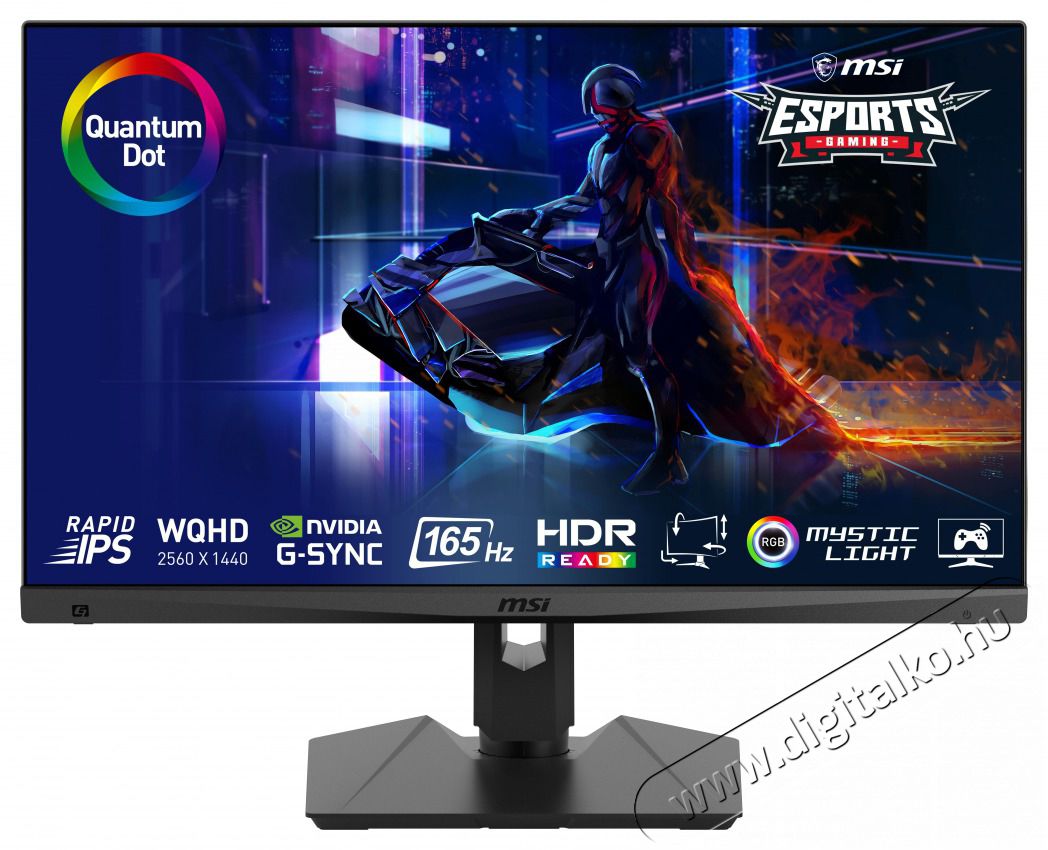MSI 27 Optix MAG274QRF-QD WQHD IPS 165Hz Esport gamer monitor Iroda &eacute;s sz&aacute;m&iacute;t&aacute;stechnika - Monitor - Monitor - 454197