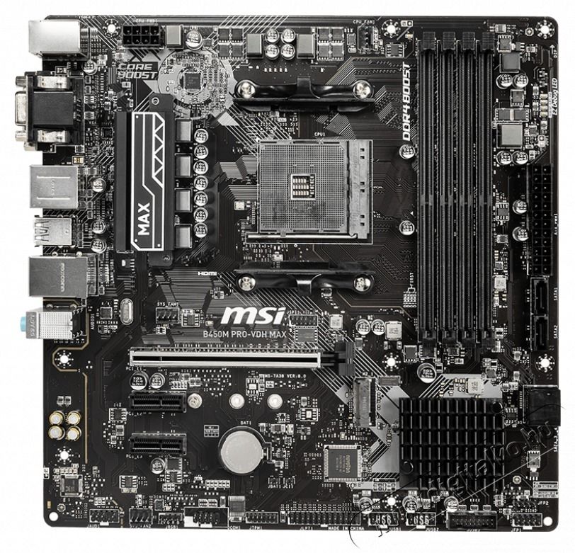 MSI Alaplap AM4 B450M PRO-VDH MAX AMD B450, mATX Iroda &eacute;s sz&aacute;m&iacute;t&aacute;stechnika - Egy&eacute;b sz&aacute;m&iacute;t&aacute;stechnikai term&eacute;k - 488503