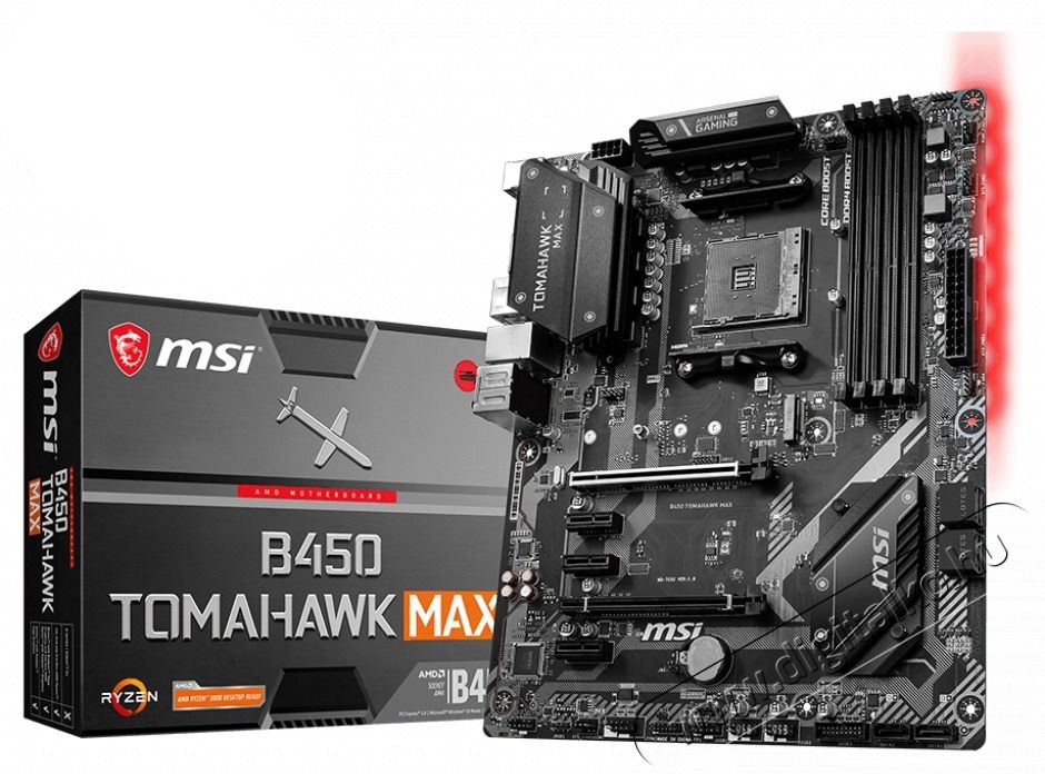 MSI Alaplap AM4 B450 TOMAHAWK MAX AMD B450, mATX Iroda &eacute;s sz&aacute;m&iacute;t&aacute;stechnika - Egy&eacute;b sz&aacute;m&iacute;t&aacute;stechnikai term&eacute;k - 490045