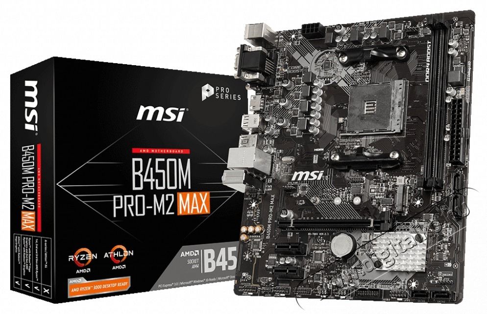 MSI Alaplap AM4 B450M PRO-M2 MAX AMD B450, mATX Iroda &eacute;s sz&aacute;m&iacute;t&aacute;stechnika - Egy&eacute;b sz&aacute;m&iacute;t&aacute;stechnikai term&eacute;k - 489557