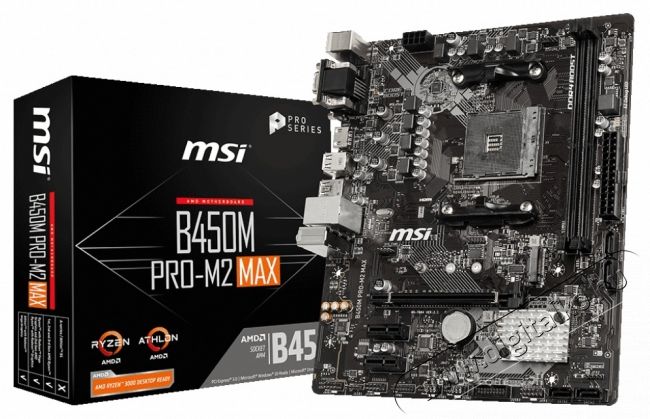 MSI Alaplap AM4 B450M PRO-M2 MAX AMD B450, mATX Iroda &eacute;s sz&aacute;m&iacute;t&aacute;stechnika - Egy&eacute;b sz&aacute;m&iacute;t&aacute;stechnikai term&eacute;k - 489557