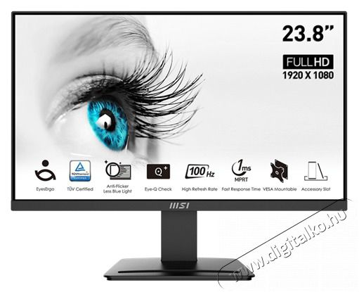 MSI PRO MP2412 Monitor Iroda &eacute;s sz&aacute;m&iacute;t&aacute;stechnika - Monitor - Monitor - 500115