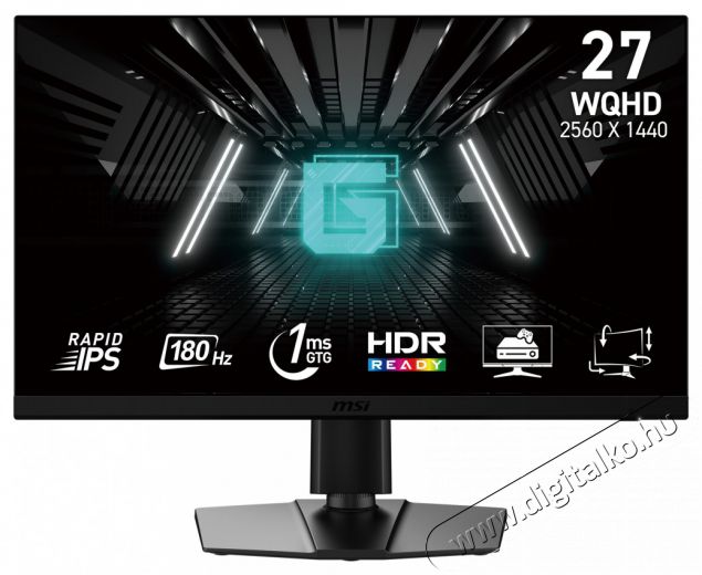 MSI 27 G272QPF E2 Rapid WQHD IPS 180Hz DP/HDMI LED gamer monitor Iroda és számítástechnika - Monitor - Monitor - 508345