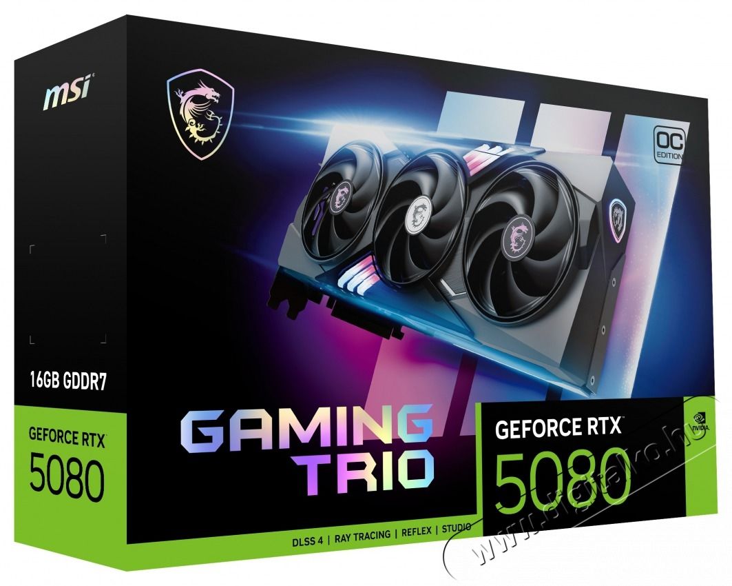 MSI RTX 5080 GAMING TRIO nVidia 16GB GDDR7 256bit PCIe vide&oacute;k&aacute;rtya Iroda &eacute;s sz&aacute;m&iacute;t&aacute;stechnika - Sz&aacute;m&iacute;t&oacute;g&eacute;p tartoz&eacute;k - Videok&aacute;rtya - 513320