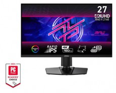 MSI 27 MPG 274URF QD Rapid IPS UHD 160Hz HDMI/DP/USB-C gamer monitor Iroda és számítástechnika - Monitor - Monitor - 514354