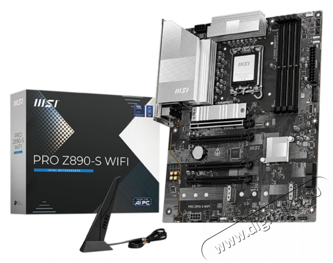 MSI PRO Z890-S WIFI Intel Z890 LGA1851 ATX alaplap Iroda &eacute;s sz&aacute;m&iacute;t&aacute;stechnika - Egy&eacute;b sz&aacute;m&iacute;t&aacute;stechnikai term&eacute;k - 514369