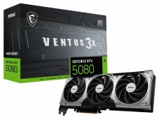 MSI RTX 5080 16G VENTUS 3X OC PLUS nVidia 16GB GDDR7 256bit PCIe videókártya Iroda és számítástechnika - Számítógép tartozék - Videokártya - 514997