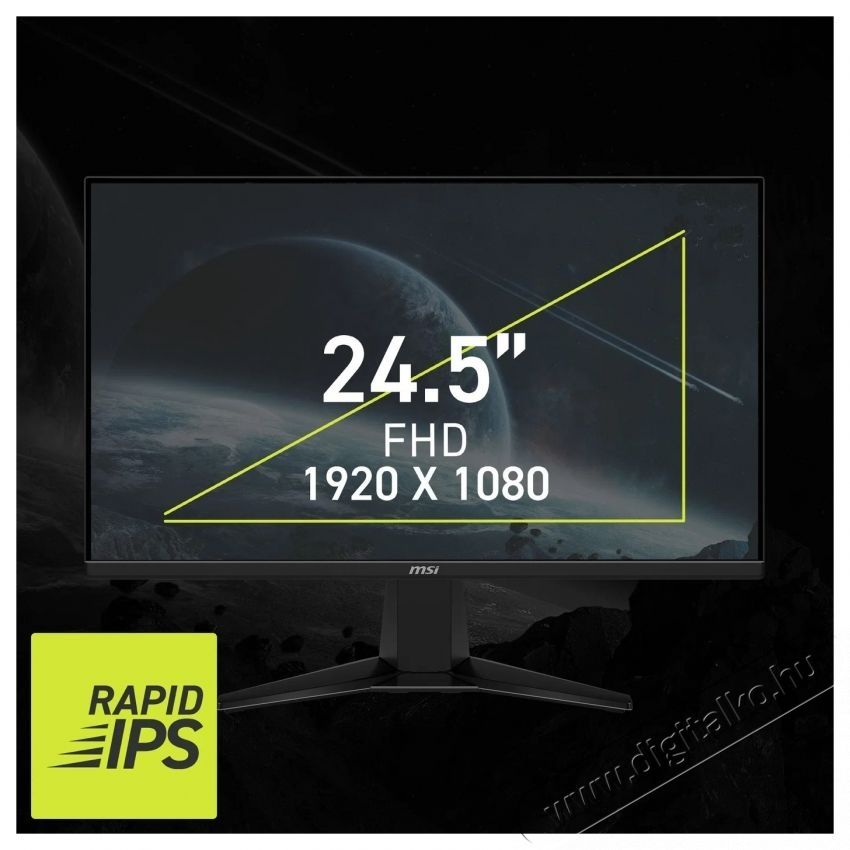 MSI MAG 255F X24 Gaming monitor Iroda &eacute;s sz&aacute;m&iacute;t&aacute;stechnika - Monitor - Monitor - 540574
