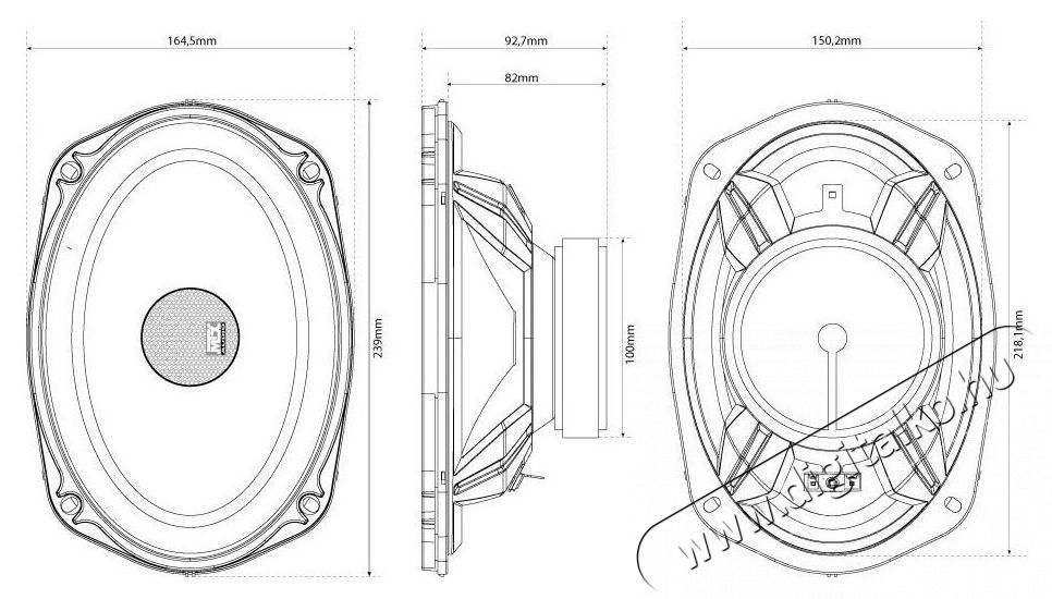 MTX koax&aacute;lis hangsz&oacute;r&oacute;k, 16x23 cm Aut&oacute;hifi / Aut&oacute; felszerel&eacute;s - Aut&oacute; hangsug&aacute;rz&oacute; - Hangsz&oacute;r&oacute; - 535476