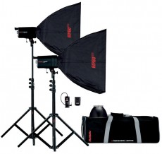 Multiblitz Compact Plus Location Set (2 x 200Ws) Fotó-Videó kiegészítők - Vaku - Stúdió vaku - 298498