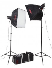 Multiblitz Compact Plus Location Set (2 x 200Ws) Fotó-Videó kiegészítők - Vaku - Stúdió vaku - 298498