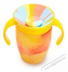 Munchkin Miracle 360  Tie Dye Cup Tropical - sárga, rózsaszín, 2db, 207ml Szépségápolás / Egészség - Baba mama termék - Cumisüveg / bébiétel melegítő - 521754