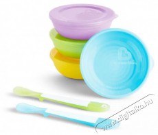 Munchkin színes tálak fedéllel és kanállal Szépségápolás / Egészség - Baba mama termék - Cumisüveg / cumi / etetés kiegészítő - 521743