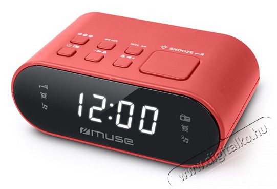 Muse M-10RED rádiós óra Háztartás / Otthon / Kültér - Óra - Ébresztőóra - 463894