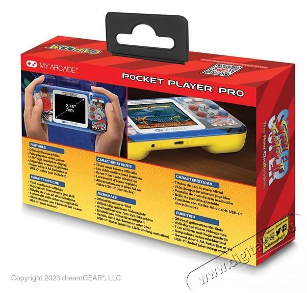 My Arcade Super Street Fighter II - Pocket Player Pro Iroda &eacute;s sz&aacute;m&iacute;t&aacute;stechnika - J&aacute;t&eacute;k konzol - Kontroller - 521765