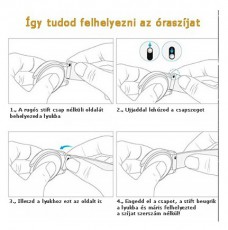 Mybandz 22SKU6110 Szilikon óraszíj gömb csattal szürke 22mm Mobil / Kommunikáció / Smart - Okos eszköz - Egyéb okos eszköz - 384007