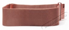 Mybandz 22SKU629 Milánói mágneses fém óraszíj - pink/ 22mm Háztartás / Otthon / Kültér - Óra - Egyéb óra - 393293