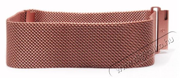 Mybandz 22SKU629 Milánói mágneses fém óraszíj - pink/ 22mm Háztartás / Otthon / Kültér - Óra - Egyéb óra - 393293