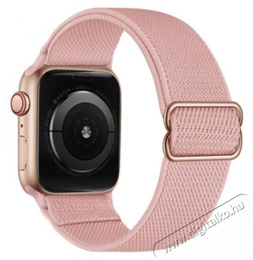 Mybandz APW383000 Apple Watch állítható rugalmas szövet óraszíj /púder/ 38/40 mm Háztartás / Otthon / Kültér - Óra - Egyéb óra - 393241