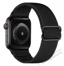 Mybandz APW383004 Apple Watch állítható rugalmas szövet óraszíj /fekete/ 38/40/41 mm Háztartás / Otthon / Kültér - Óra - Egyéb óra - 393230