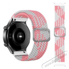 Mybandz 20SKU4107 Állítható elasztikus szövet óraszíj púder-fehér 20mm Háztartás / Otthon / Kültér - Óra - Egyéb óra - 393427