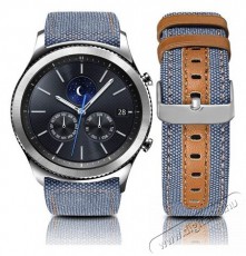 Mybandz 20SKU3203 Farmer szövet óraszíj világos kék 20mm Háztartás / Otthon / Kültér - Óra - Egyéb óra - 393444