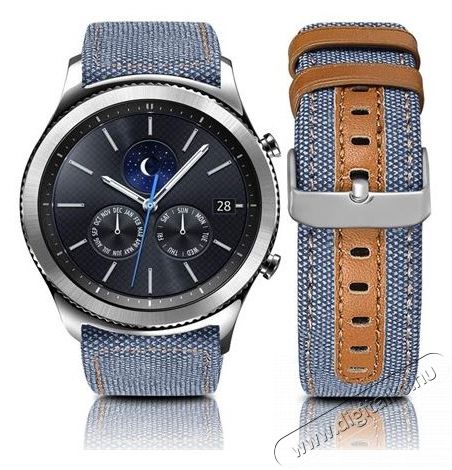 Mybandz 20SKU3203 Farmer szövet óraszíj világos kék 20mm Háztartás / Otthon / Kültér - Óra - Egyéb óra - 393444