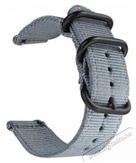 Mybandz 22SKU1801 Szövet óraszíj / szürke 22mm Háztartás / Otthon / Kültér - Óra - Egyéb óra - 393389