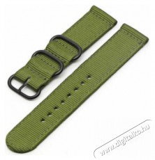Mybandz 22SKU1805 Szövet óraszíj /Khaki/ 22mm Háztartás / Otthon / Kültér - Óra - Egyéb óra - 393387