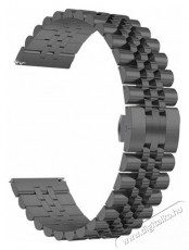 Mybandz 22SKU2600 Steelo fém óraszíj / Fekete/ 22mm Háztartás / Otthon / Kültér - Óra - Egyéb óra - 393381