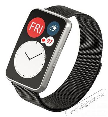 Mybandz HWF-200 Milánói fém szíj - fekete Háztartás / Otthon / Kültér - Óra - Egyéb óra - 393152