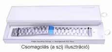 Mybandz 20SKU3900 klasszikus fém óraszíj 20mm - fekete-ezüst Mobil / Kommunikáció / Smart - Okos eszköz - Egyéb okos eszköz - 366087