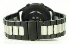 Mybandz 20SKU3900 klasszikus fém óraszíj 20mm - fekete-ezüst Mobil / Kommunikáció / Smart - Okos eszköz - Egyéb okos eszköz - 366087