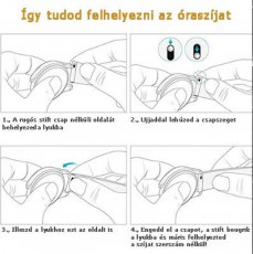 Mybandz 20SKU5005 mágneses LOOP bőróraszíj 20mm - piros Mobil / Kommunikáció / Smart - Okos eszköz - Egyéb okos eszköz - 366092