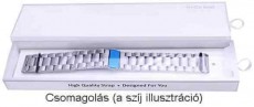 Mybandz 22SKU1931 nagy láncszemes fém óraszíj 22mm - ezüst Mobil / Kommunikáció / Smart - Okos eszköz - Egyéb okos eszköz - 366100