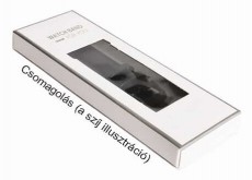 Mybandz 22SKU2070 lélegző szilikon óraszíj 22mm - szürke-fehér Mobil / Kommunikáció / Smart - Okos eszköz - Egyéb okos eszköz - 366091