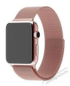 Mybandz APW381562 Apple Watch utángyártott Milánói fém óraszíj 38/40mm - pink-arany Mobil / Kommunikáció / Smart - Okos eszköz - Egyéb okos eszköz - 366066