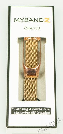 Mybandz MIB1794 MI BAND 3/4 Milánói mágneses fém óraszíj - rózsaarany Mobil / Kommunikáció / Smart - Okos eszköz - Egyéb okos eszköz - 366142