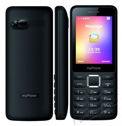 myPhone 6310 2G 2,4 Dual SIM Fekete mobiltelefon Mobil / Kommunikáció / Smart - Klasszikus / Mobiltelefon időseknek - 385602