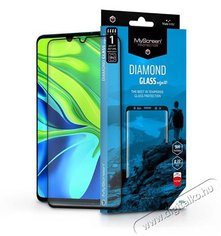 MyScreen Protector MSP LA-1975 Xiaomi Mi Note 10/Mi Note 10 Pro 3D üveg kijelzővédő fólia Mobil / Kommunikáció / Smart - Mobiltelefon kiegészítő / tok - Kijelző / hátlap védő fólia - 398791