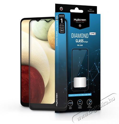 MyScreen Protector MSP LA-2001 Galaxy A12 2.5D üveg kijelzővédő fólia Mobil / Kommunikáció / Smart - Mobiltelefon kiegészítő / tok - Kijelző / hátlap védő fólia - 398852