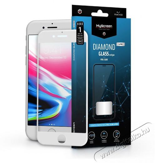 MyScreen Protector MSP LA-1971 iPhone 7/iPhone 8 2.5D üveg kijelzővédő fólia Mobil / Kommunikáció / Smart - Mobiltelefon kiegészítő / tok - Kijelző / hátlap védő fólia - 398866