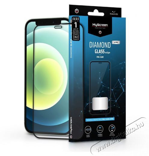MyScreen Protector MSP LA-2022 iPhone 12 mini 2.5D üveg kijelzővédő fólia Mobil / Kommunikáció / Smart - Mobiltelefon kiegészítő / tok - Kijelző / hátlap védő fólia - 398798