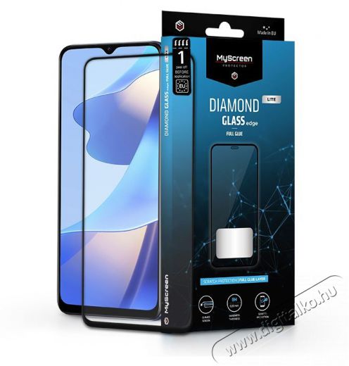 MyScreen Protector MSP LA-2195 Oppo A54s Diamond Glass LiteEdge2.5D edzett üveg képernyővédő Mobil / Kommunikáció / Smart - Mobiltelefon kiegészítő / tok - Kijelző / hátlap védő fólia - 398824