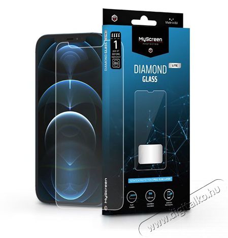 MyScreen Protector MSP LA-2019 iPhone 12 Pro Max Diamond Glass üveg kijelzővédő fólia Mobil / Kommunikáció / Smart - Mobiltelefon kiegészítő / tok - Kijelző / hátlap védő fólia - 398793