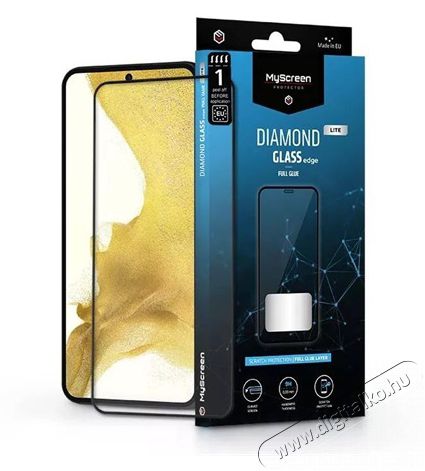 MyScreen Protector MSP LA-2235 Galaxy S22/S23 Diamond Glass Lite Edge2.5D edzett üveg kijelzővédő fólia Mobil / Kommunikáció / Smart - Mobiltelefon kiegészítő / tok - Kijelző / hátlap védő fólia - 458990