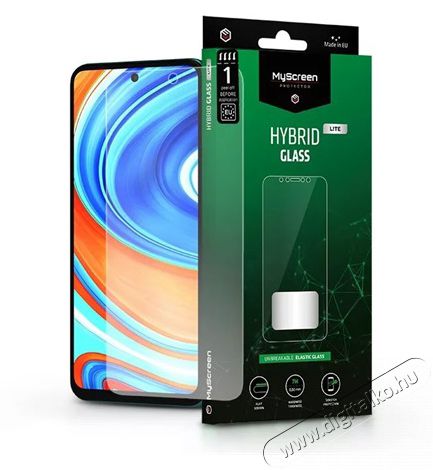 MyScreen Protector MSP LA-2202 Redmi Note 9 Pro/9S/Mi 10T Lite Hybrid Glass Lite rugalmas üveg kijelzővédő fólia Mobil / Kommunikáció / Smart - Mobiltelefon kiegészítő / tok - Kijelző / hátlap védő fólia - 407163