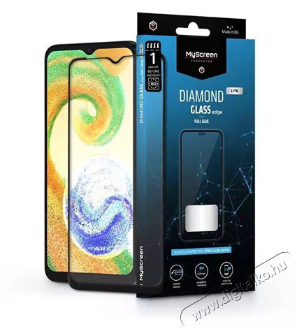 MyScreen Protector MSP LA-2231 Galaxy A04/A04s Diamond Glass Lite Edge2.5D edzett üveg kijelzővédő fólia Mobil / Kommunikáció / Smart - Mobiltelefon kiegészítő / tok - Kijelző / hátlap védő fólia - 458993