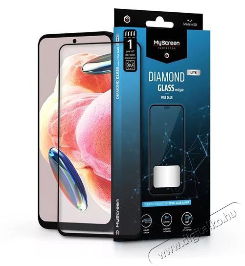 MyScreen Protector MSP LA-2319 Xiaomi Redmi Note 12 4G/5G/Pro 5G/12 Pro+ Diamond Glass Lite Edge 2.5D edzett &uuml;veg kijelzőv&eacute;dő f&oacute;lia Mobil / Kommunik&aacute;ci&oacute; / Smart - Mobiltelefon kieg&eacute;sz&iacute;tő / tok - Kijelző / h&aacute;tlap v&eacute;dő f&oacute;lia - 476810