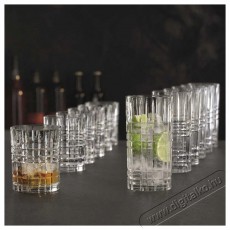 Nachtmann  12 darabos whiskys pohár készlet 345 ml, Longdrink 445 ml HIGHLAND SQUARE 101754 Konyhai termékek - Konyhai eszköz - Készlet / szett - 525368